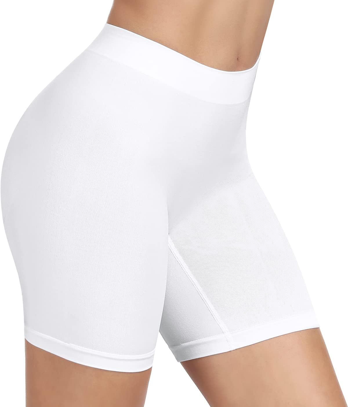 Slip Shorts for under Dresses Seamless Smooth Workout Yoga Bike Shorts for Women