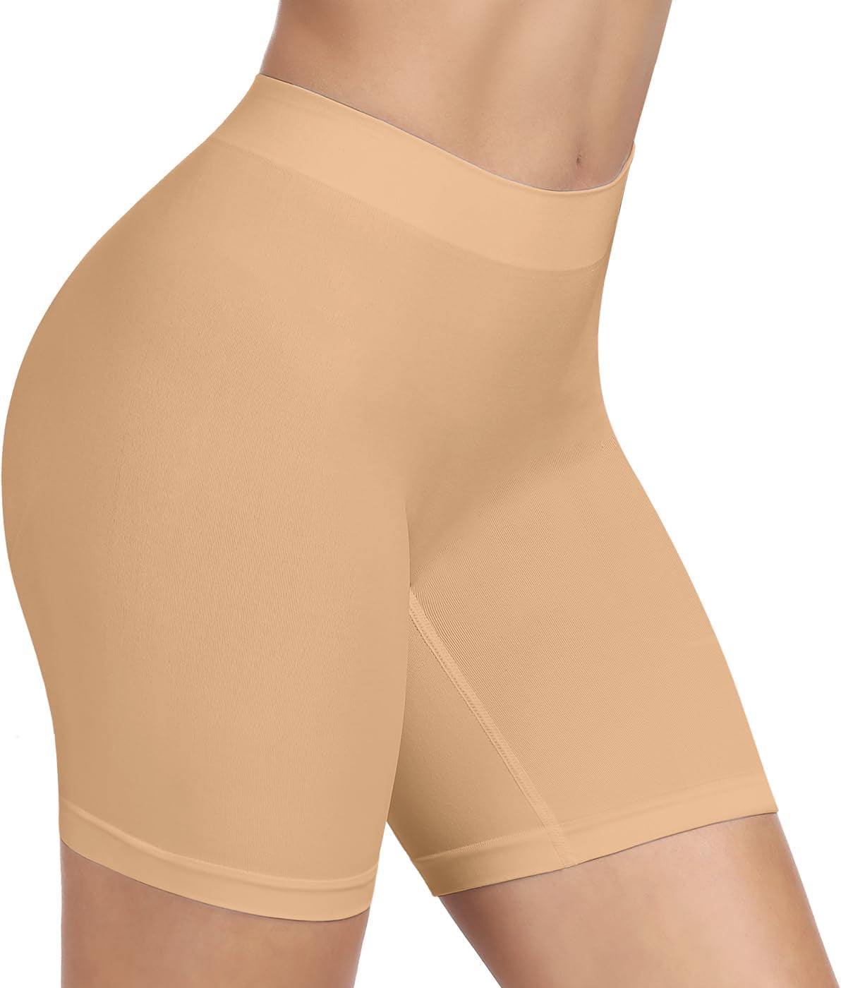 Slip Shorts for under Dresses Seamless Smooth Workout Yoga Bike Shorts for Women