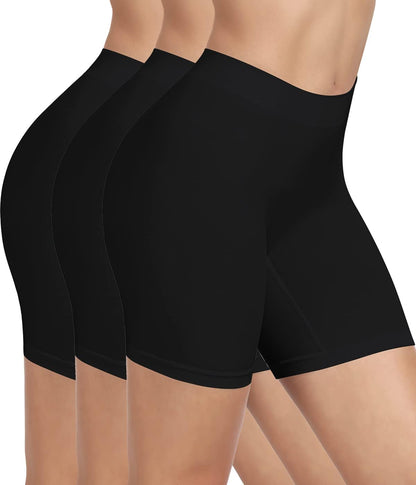Slip Shorts for under Dresses Seamless Smooth Workout Yoga Bike Shorts for Women
